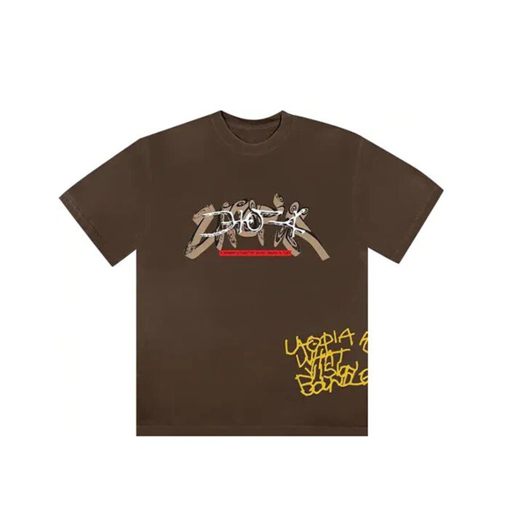 Travis Scott Utopia I T-Shirt &#39;Brown&#39;