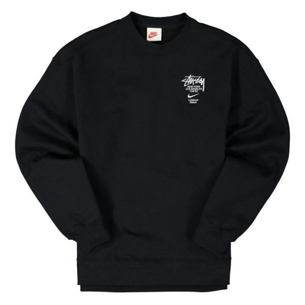 Nike x Stussy International Crewneck &#39;Black&#39;