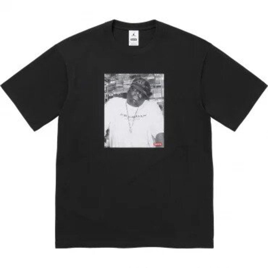 Supreme Jordan Biggie T-Shirt &#39;Black&#39;