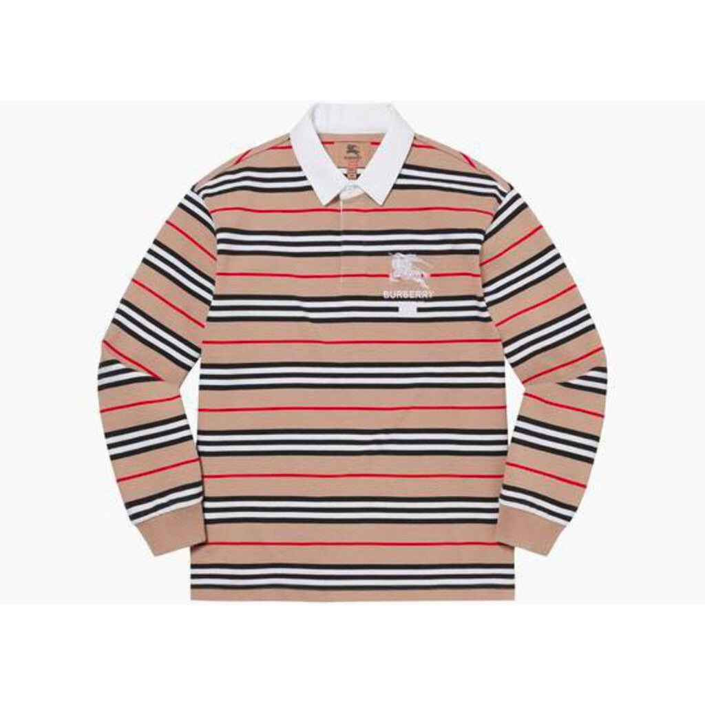 Supreme Burberry Rugby Jersey &#39;Beige&#39;