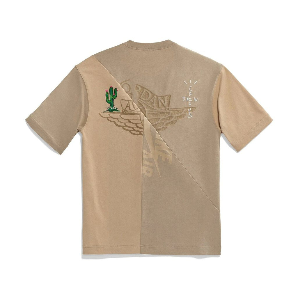 Travis Scott Cactus Jack x Jordan T-Shirt &#39;Khaki&#39;