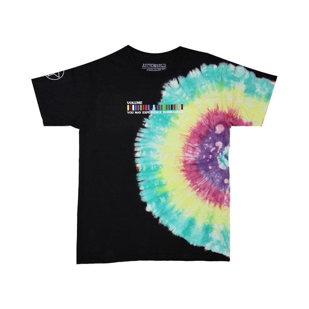 Travis Scott Astroworld Festival Run Tie Dye T-Shirt &#39;Black&#39;