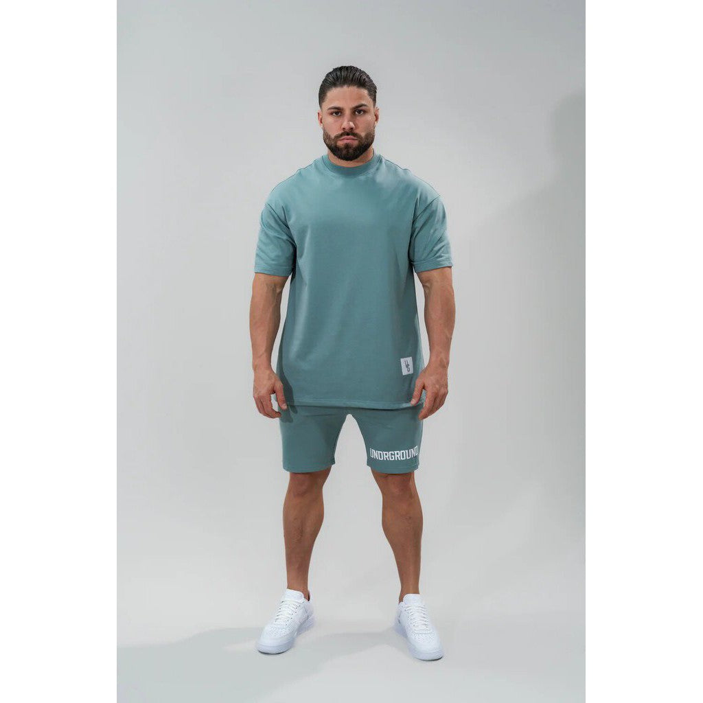 Undrground Relaxed Fit T-Shirt &#39;Slate Blue&#39;