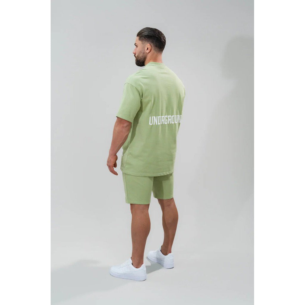 Undrground Relaxed Fit T-Shirt &#39;Olive&#39;