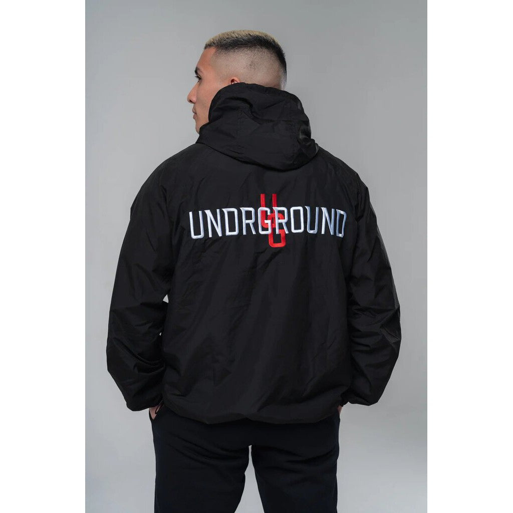 Undrground Half Zip Windbreaker &#39;Black&#39;