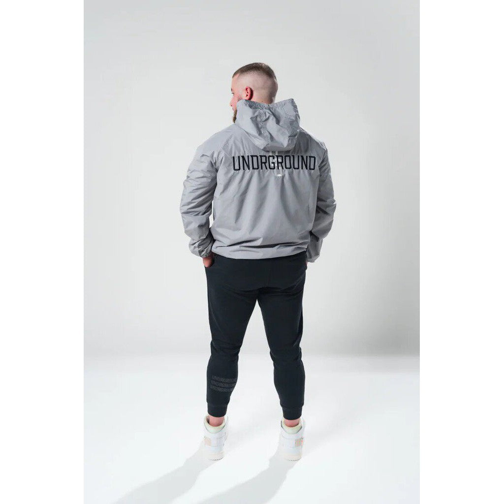 Undrground Half Zip Windbreaker &#39;Cadet Grey&#39;