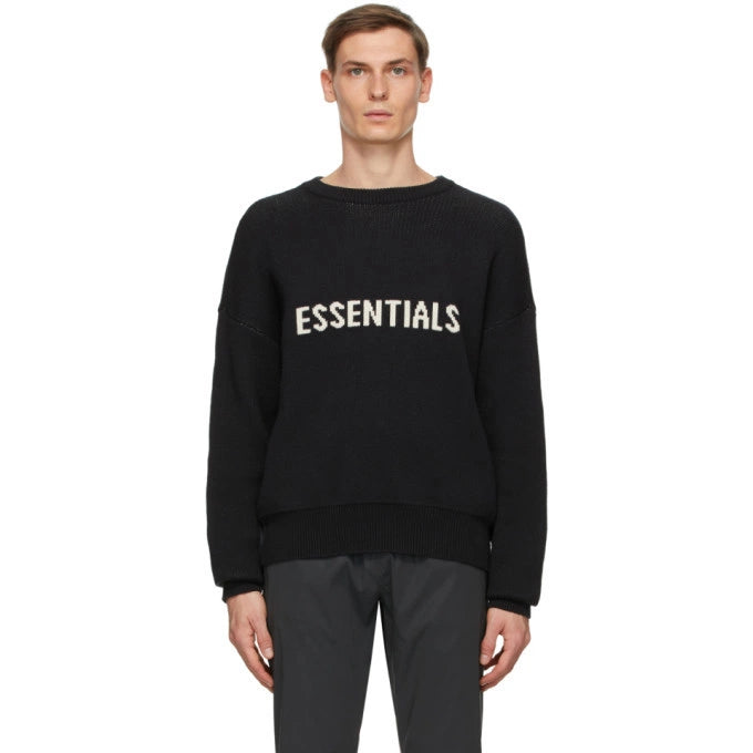 Fear Of God Essentials Knit Sweater SS20 &#39;Black&#39;