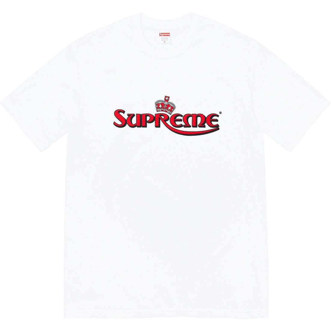 Supreme Crown tee (White) | Waves Never Die | Supreme | T-Shirt