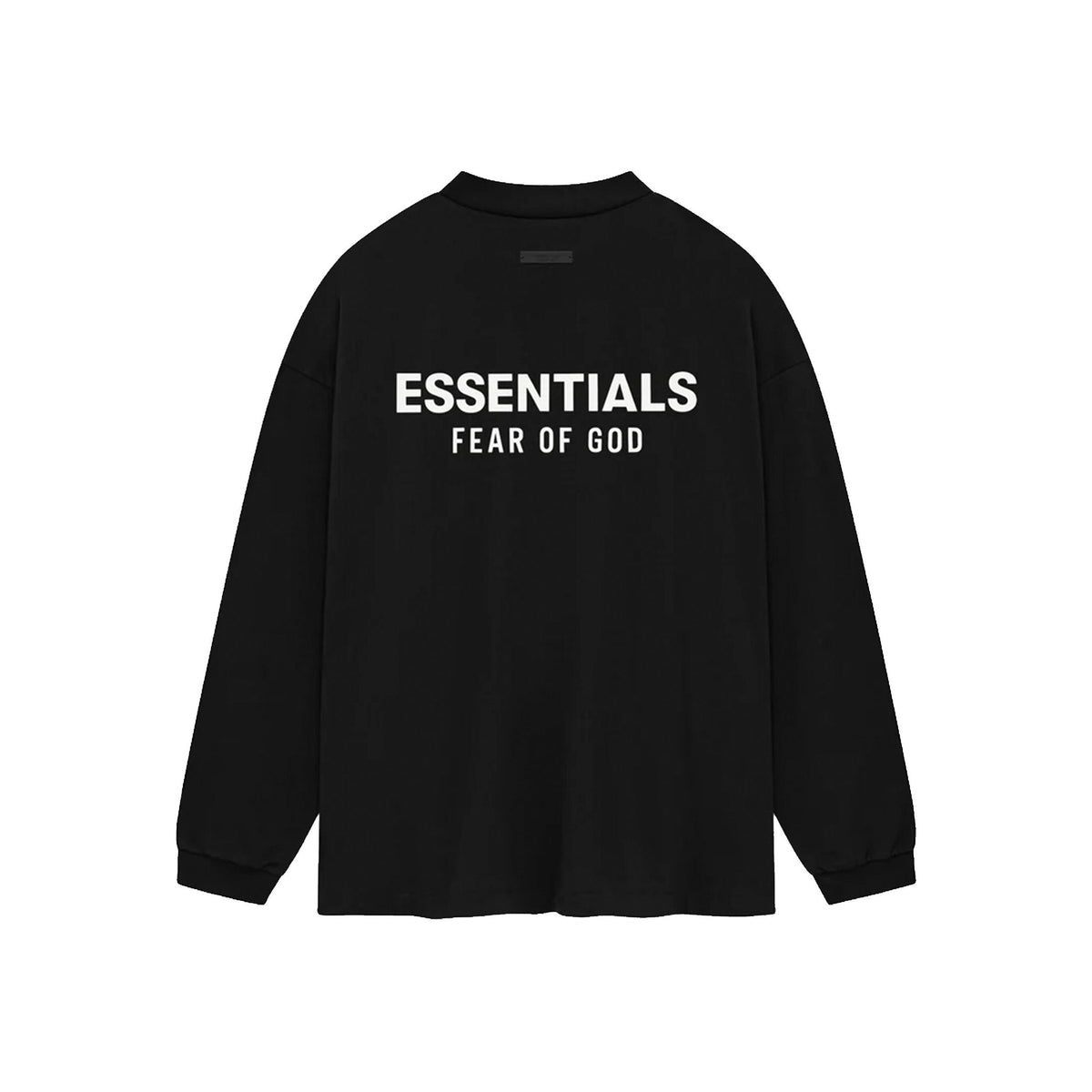 Fear Of God Essentials L/S T-Shirt &#39;Jet Black&#39;