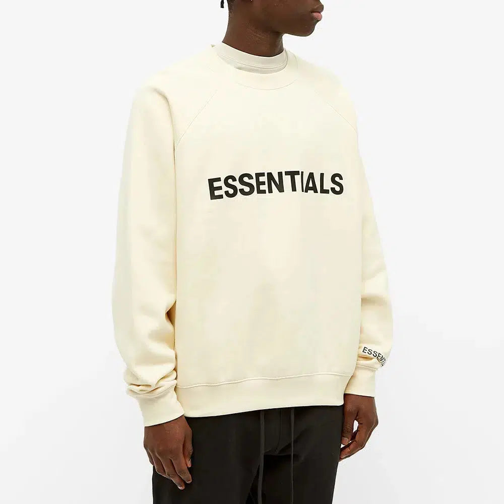 FEAR OF GOD ESSENTIALS Crewneck Buttercream | Waves Never Die | Fear of God | Hoodie