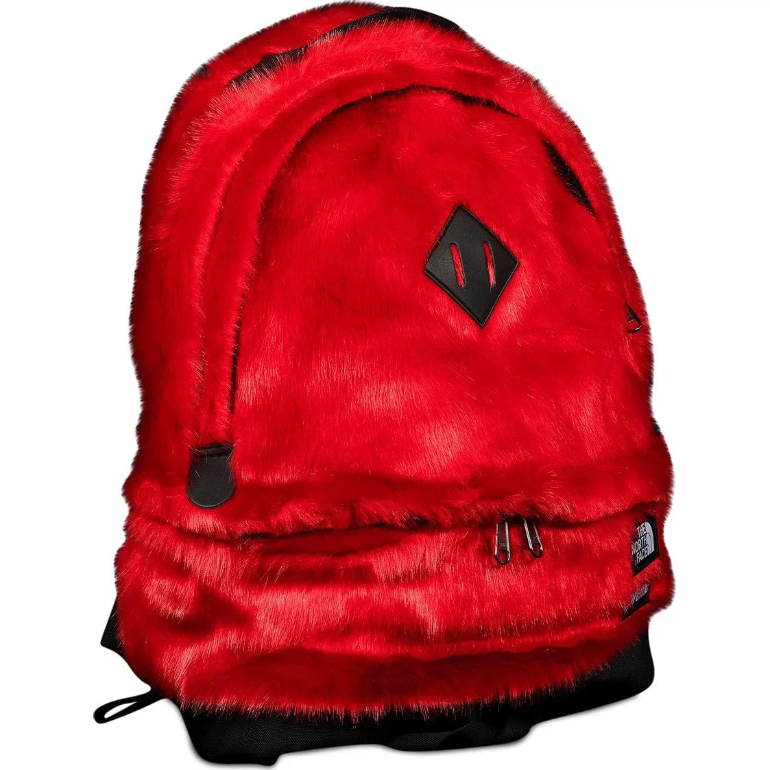 Supreme The North Face Faux Fur Backpack &#39;Red&#39;