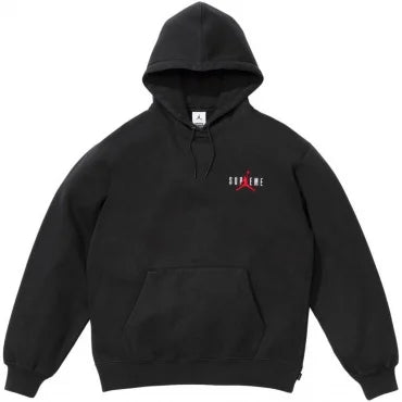 Supreme®/Jordan® Hooded Sweatshirt (Black)