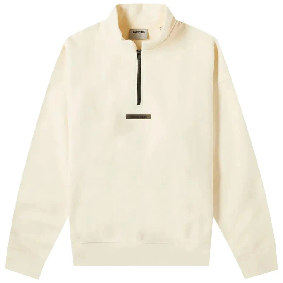 Fear Of God Essentials Half Zip Pullover SS21 &#39;Buttercream&#39;