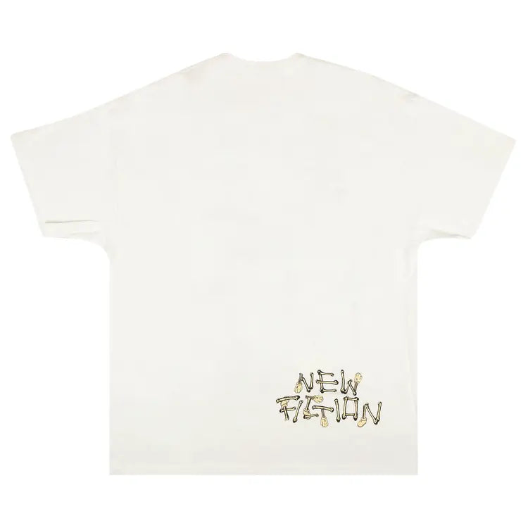 KAWS Skeleton New Fiction T-Shirt &#39;White&#39;