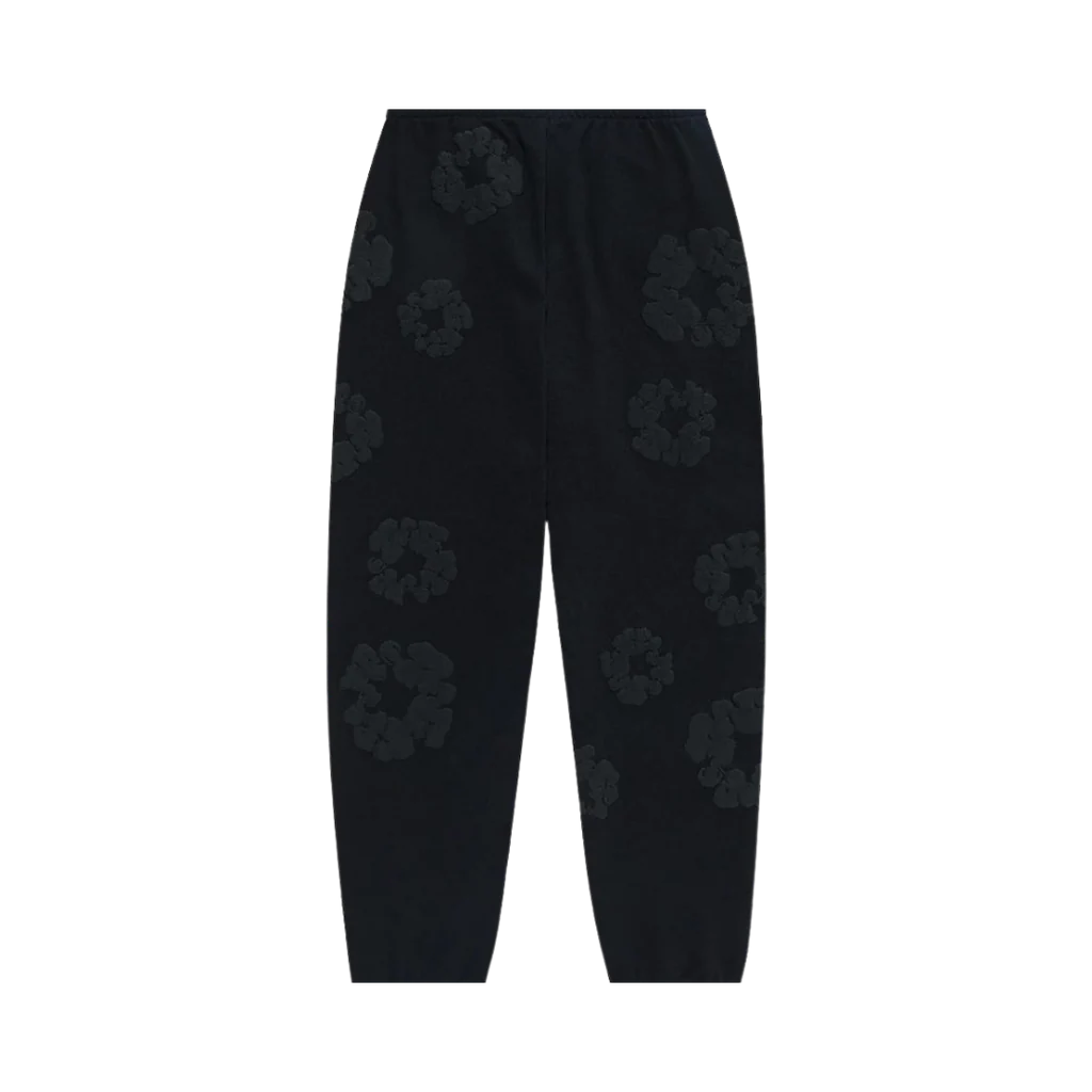 Denim Tears Cotton Wreath Swetapants &#39;Black Monochrome&#39;