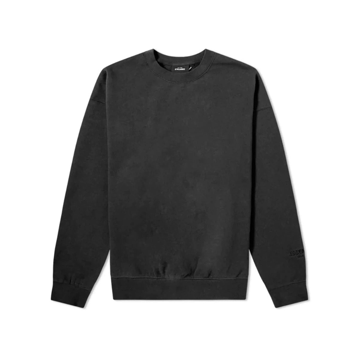 Fear Of God Essentials 3M Logo SS19 Crewneck &#39;Black&#39;