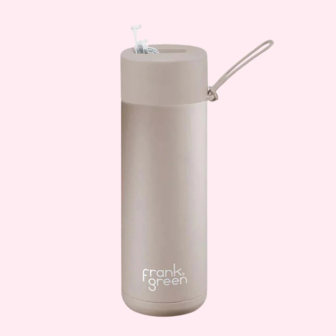 Frank Green Ceramic Reusable Bottle 595mL &#39;Moon Dust&#39;