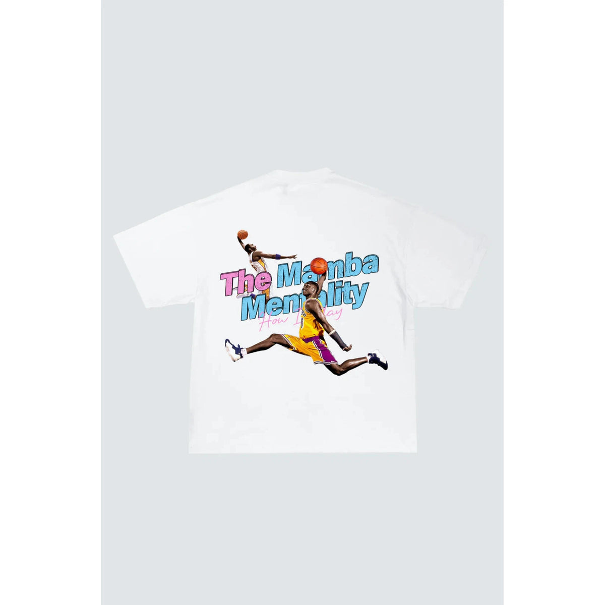 Kobe Bryant Mamba Mentality Graphic T-Shirt &#39;White&#39;