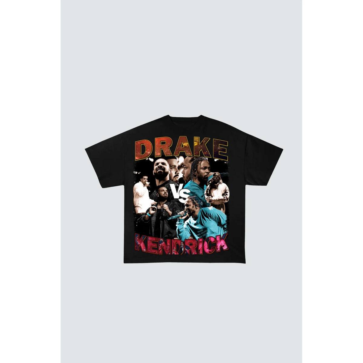 Drake vs Kendrick Graphic T-Shirt &#39;Black&#39;