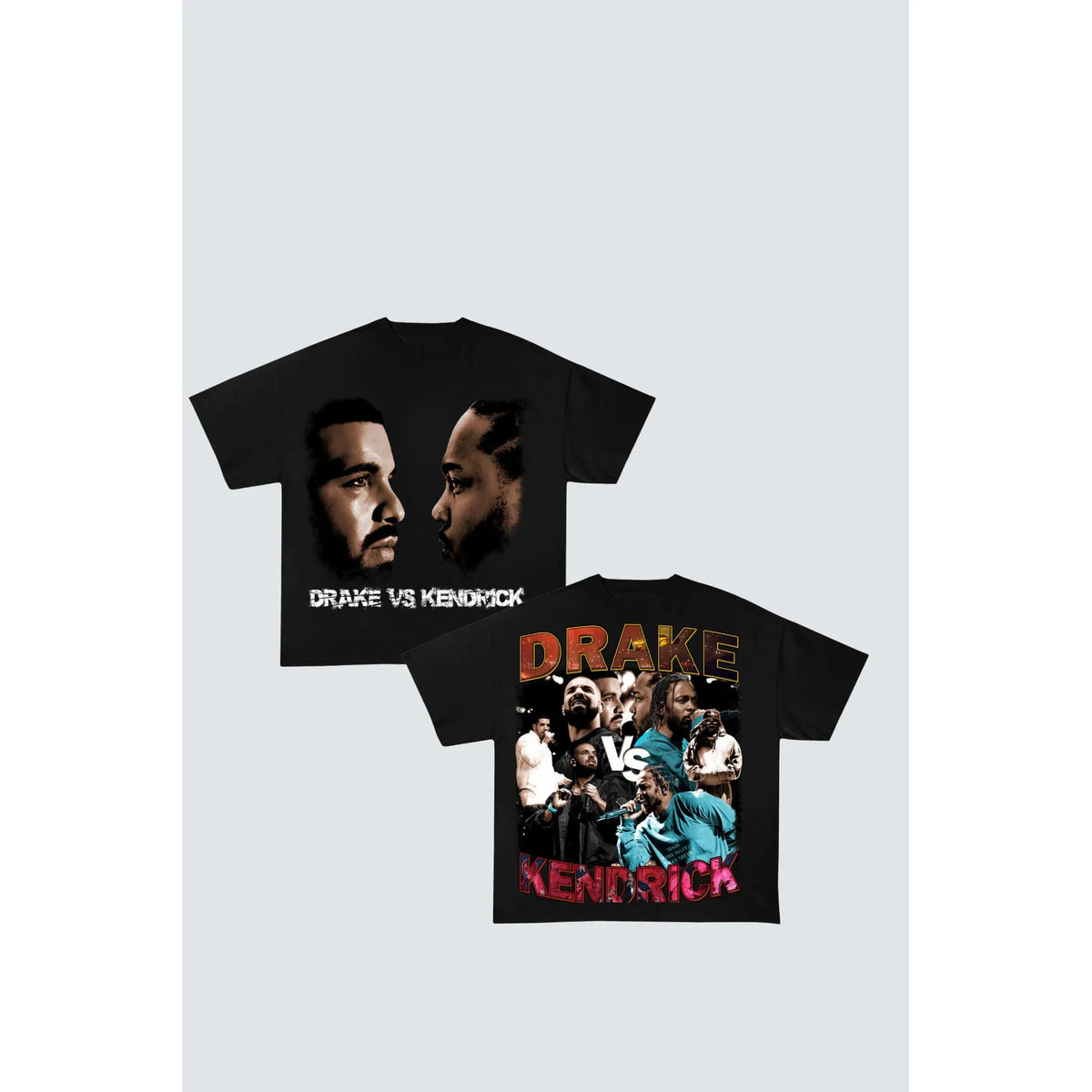 Drake vs Kendrick Graphic T-Shirt &#39;Black&#39;