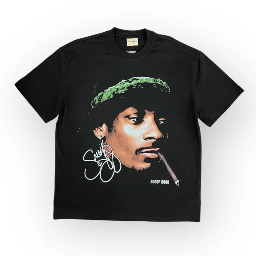 Snoop Dogg Face Drop T-Shirt &#39;Black&#39;