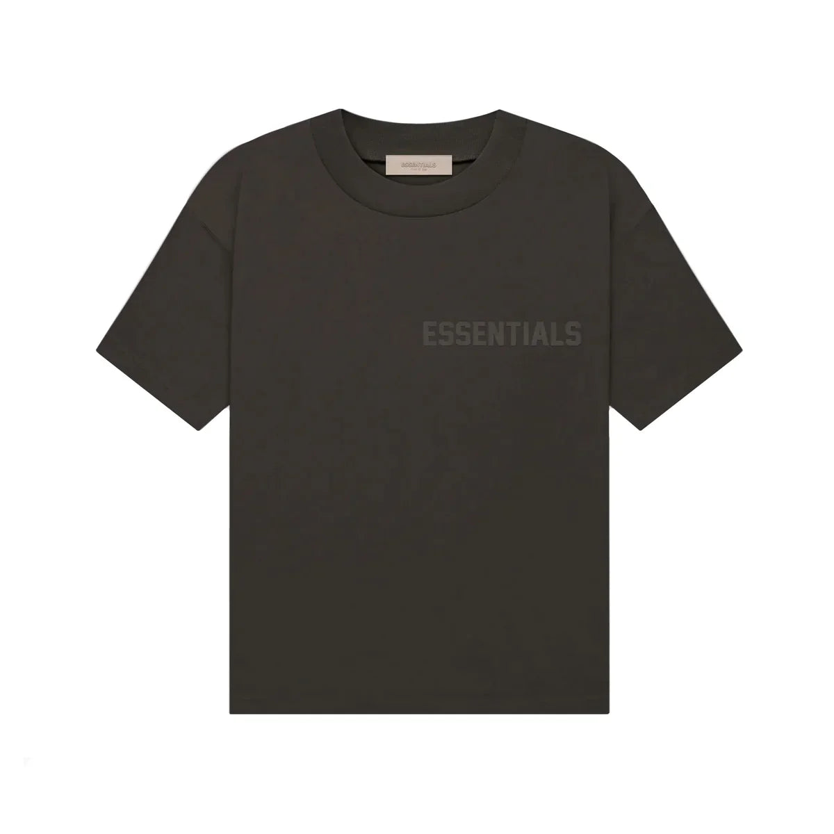 Fear Of God Essentials Fitted &#39;Off Black&#39; T-Shirt W