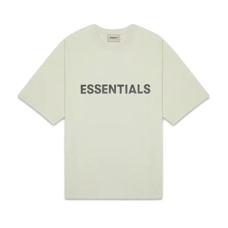 Fear Of God Essentials Front Logo SS20 T-Shirt &#39;Sage&#39;