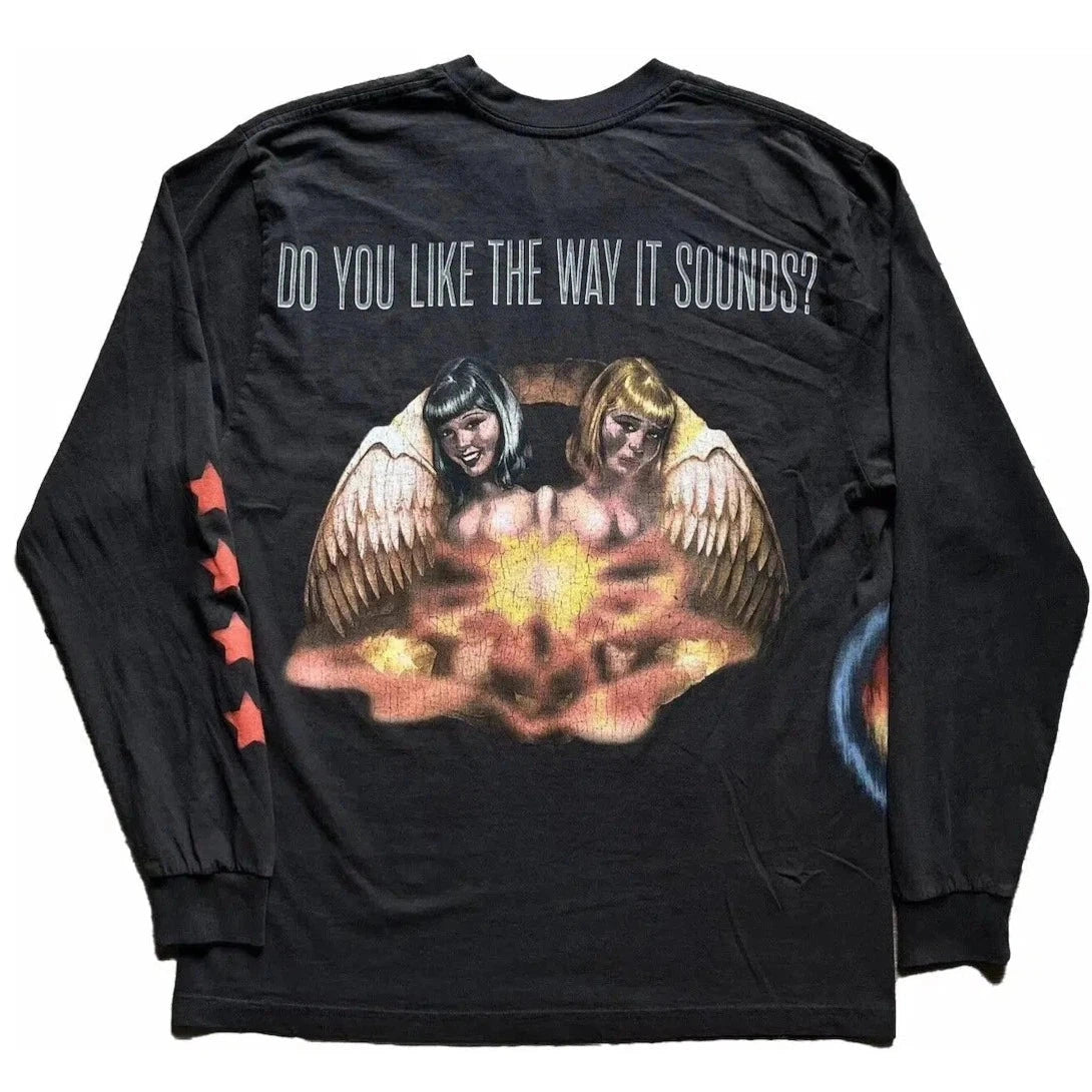 Travis Scott Utopia Circus Maximus 2023 Tour L/S Tee | Waves Never Die | Travis Scott | T-Shirt