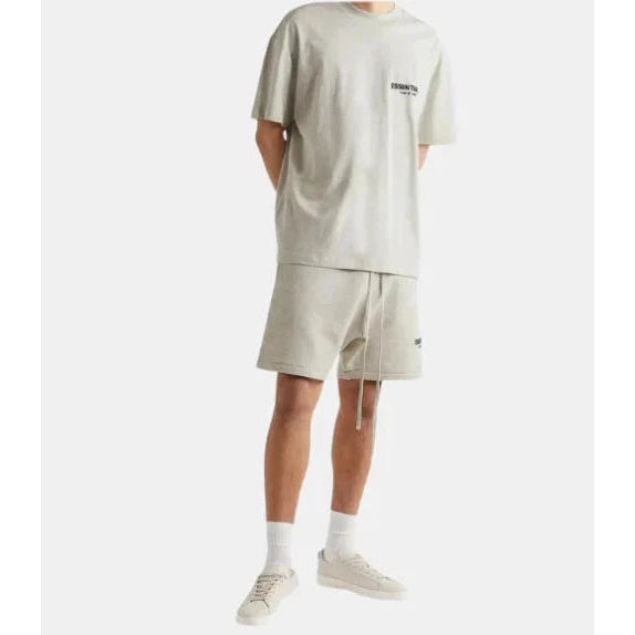 Fear Of God Essentials &#39;Light Oatmeal&#39; Shorts Set