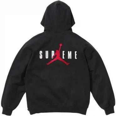 Supreme®/Jordan® Hooded Sweatshirt (Black)