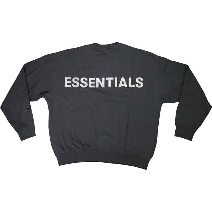 Fear Of God Essentials 3M Logo SS19 Crewneck &#39;Black&#39;