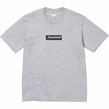 Supreme Futura Box Logo Tee &#39;Heather Grey&#39;