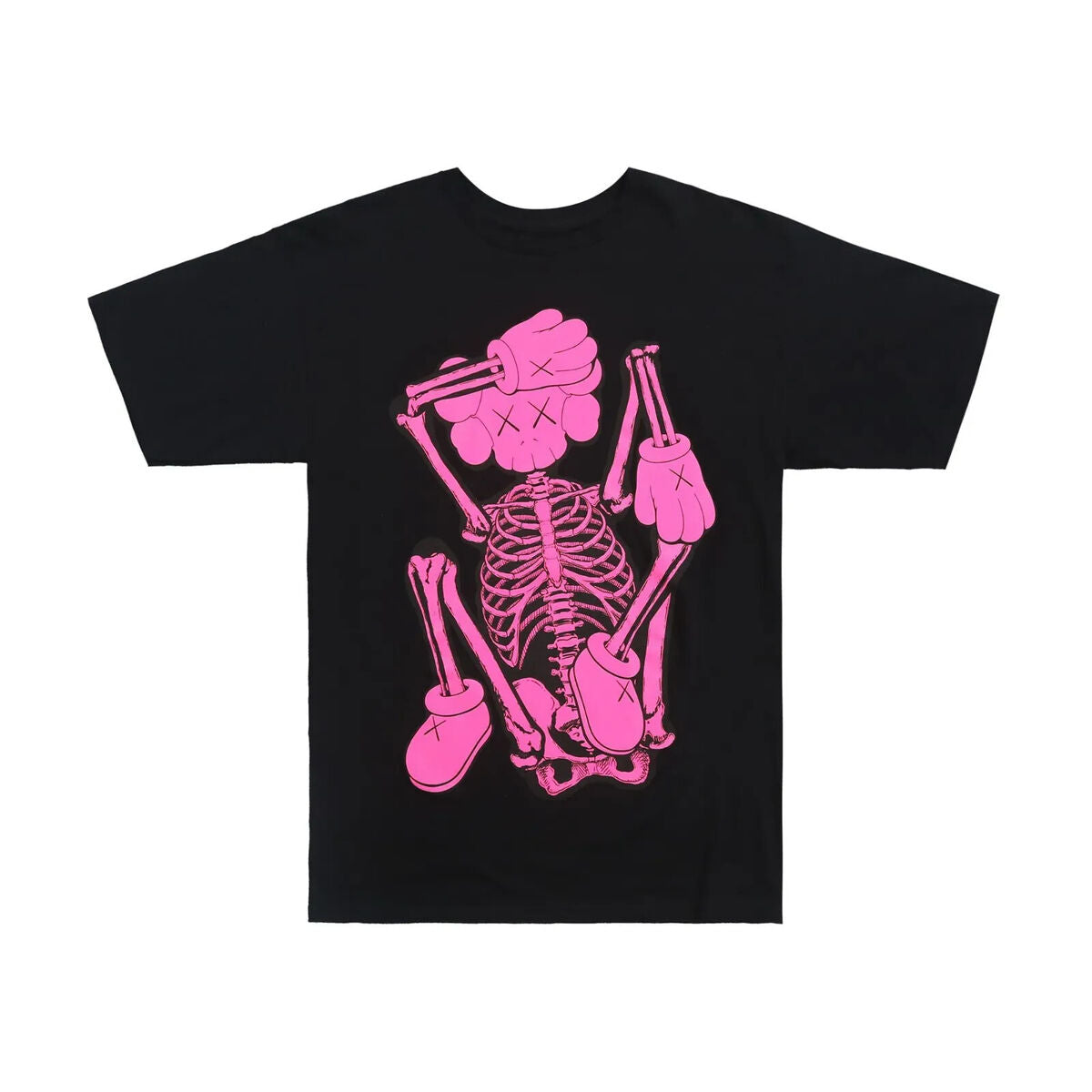 KAWS Skeleton New Fiction T-Shirt &#39;Black&#39;