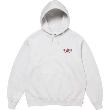 Supreme®/Jordan® Hooded Sweatshirt (Ash Grey)