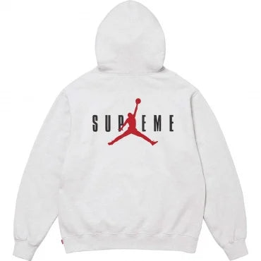 Supreme®/Jordan® Hooded Sweatshirt (Ash Grey)