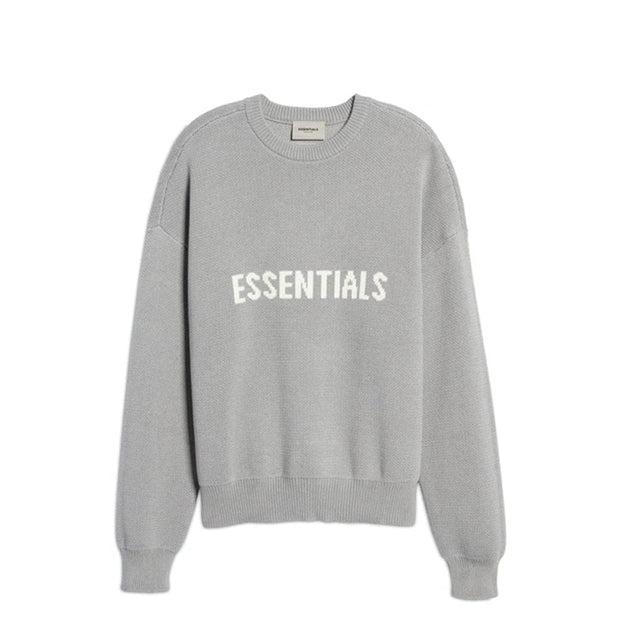 FOG ESSENTIALS SS21 KNIT SWEATER NORDSTROM EXCLUSIVE Pebble | Waves Never Die | Fear of God | Hoodie