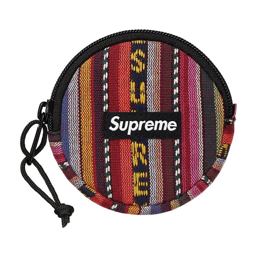 Supreme Woven Stripe Coin Pouch (Multicolour) | Waves Never Die | Waves Never Die