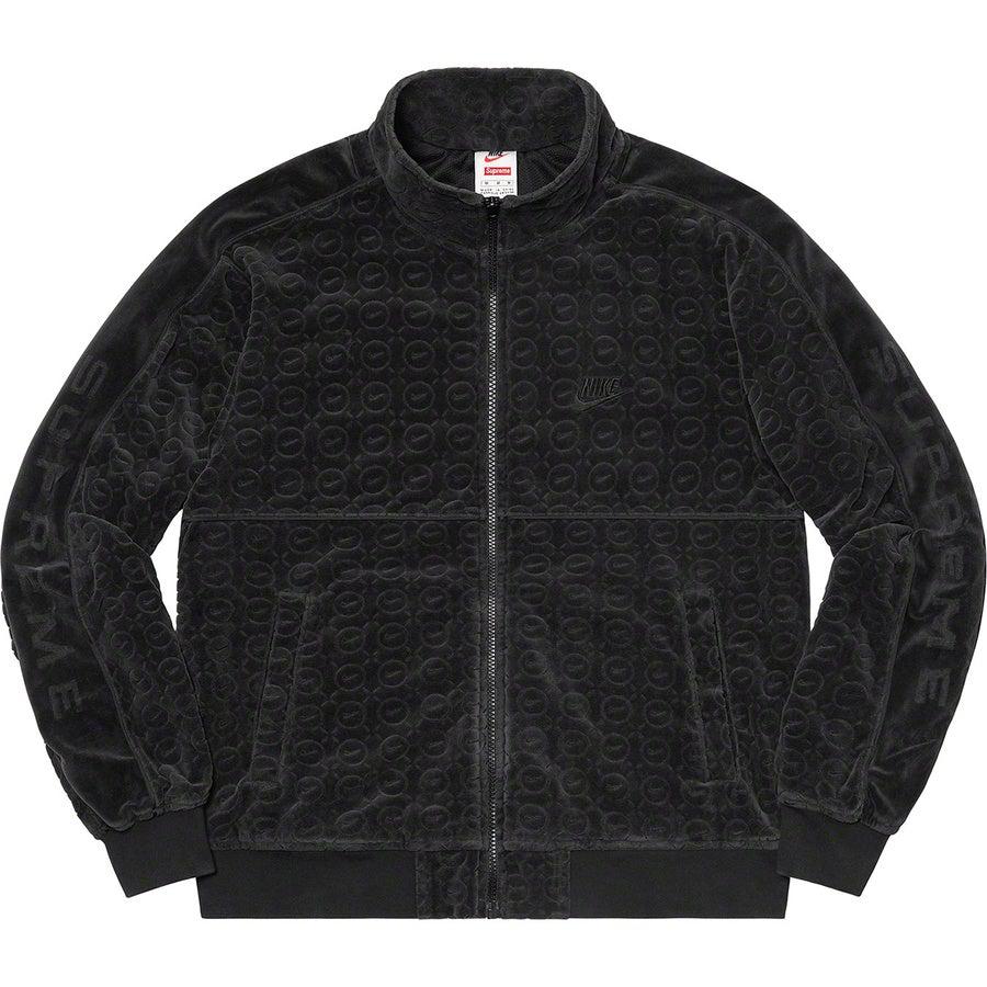 Supreme / Nike Velour Track Jacket black
