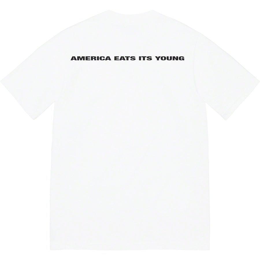 Supreme America Eats Its Young Tee (white) | Waves Never Die | Supreme | T-Shirt