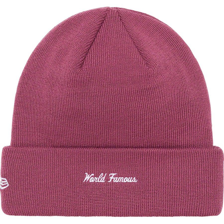 Supreme New Era® Box Logo Beanie (Plum) | Waves Never Die | Supreme | Cap