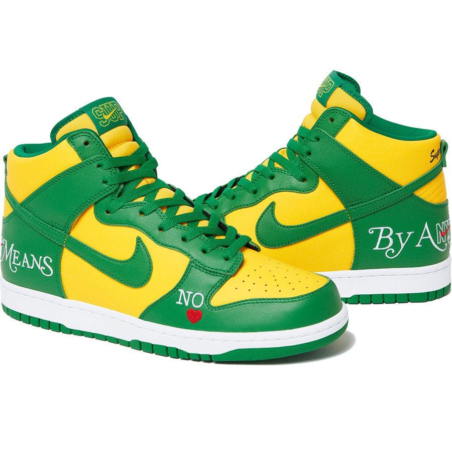 Supreme®/Nike® SB Dunk High (Yellow) | Waves Never Die | Nike | Sneakers