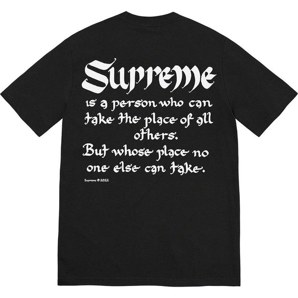 Buy Supreme Person Tee (Black) Online - Waves Au