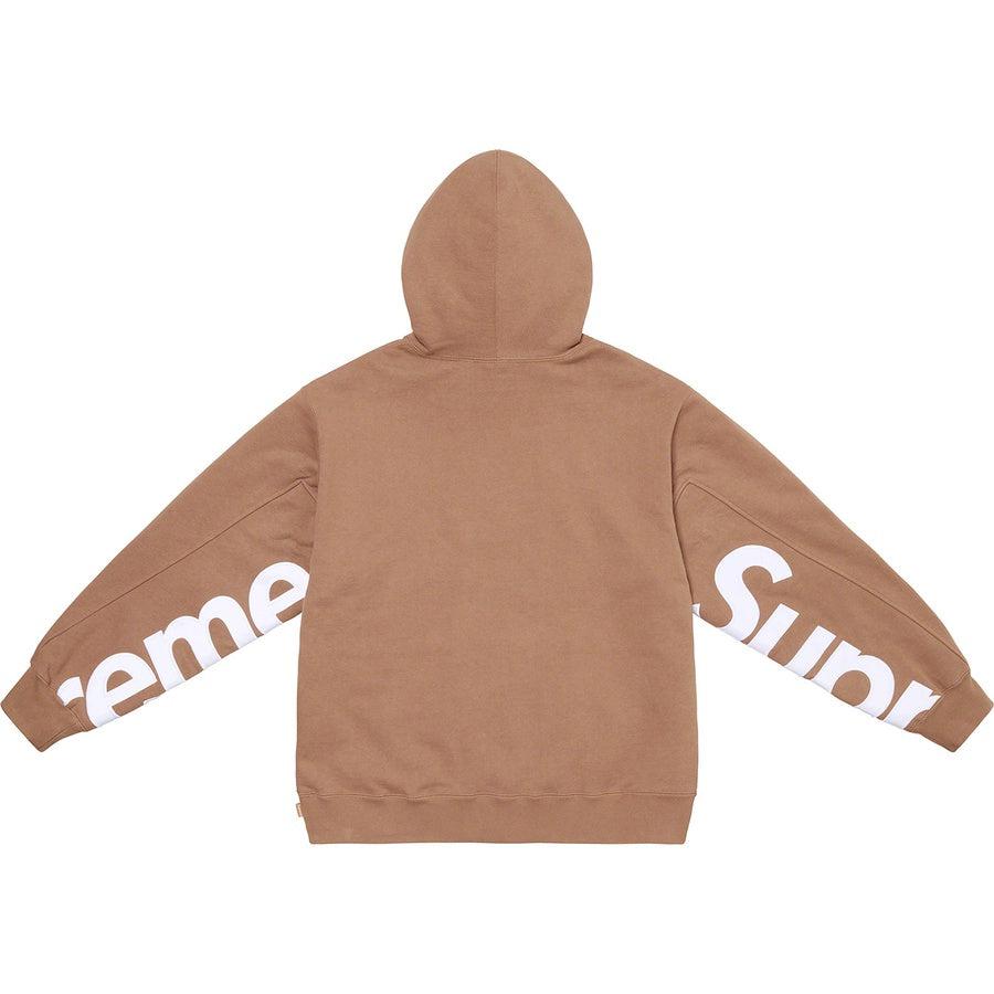 Buy Supreme Cropped Panels Hooded Sweatshirt (Brown) Online - Waves Au