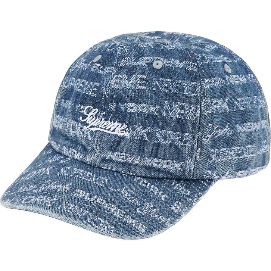 supreme jacquard denim hat available in store and on gallery304