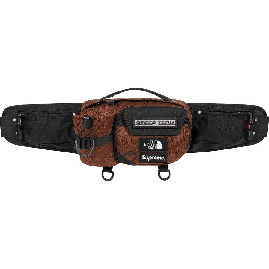 Supreme®/The North Face® Steep Tech Waist Bag (Brown) | Waves Never Die | Supreme | Bag