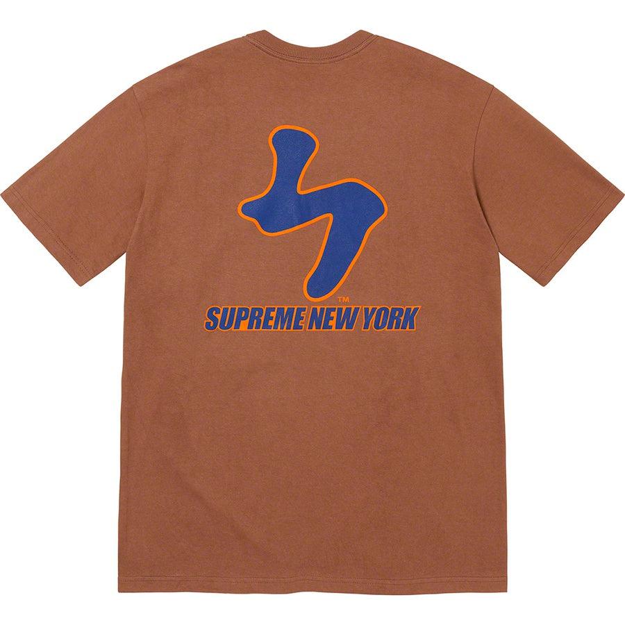 Supreme®/MLB® Kanji Teams Tee Brown Mets | Waves Never Die | Supreme | T-Shirt