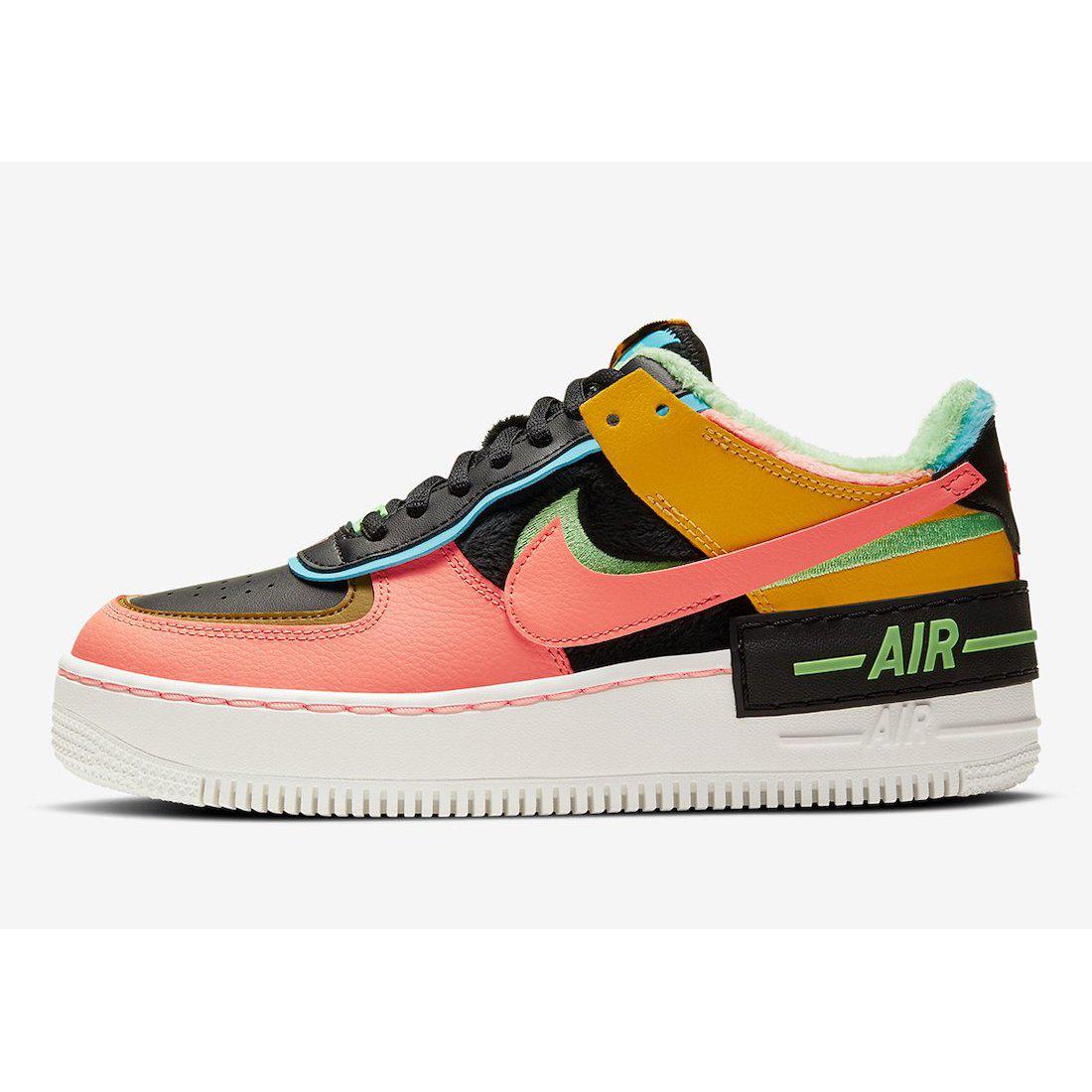 Nike Air Force 1 Shadow Solar Flare Atomic Pink (W) | Waves Never Die | Nike | Sneakers